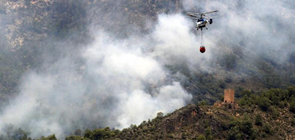 Un grupo de scouts alertó del fuego de Yeste: «Estamos en pánico, mandad a alguien ya»