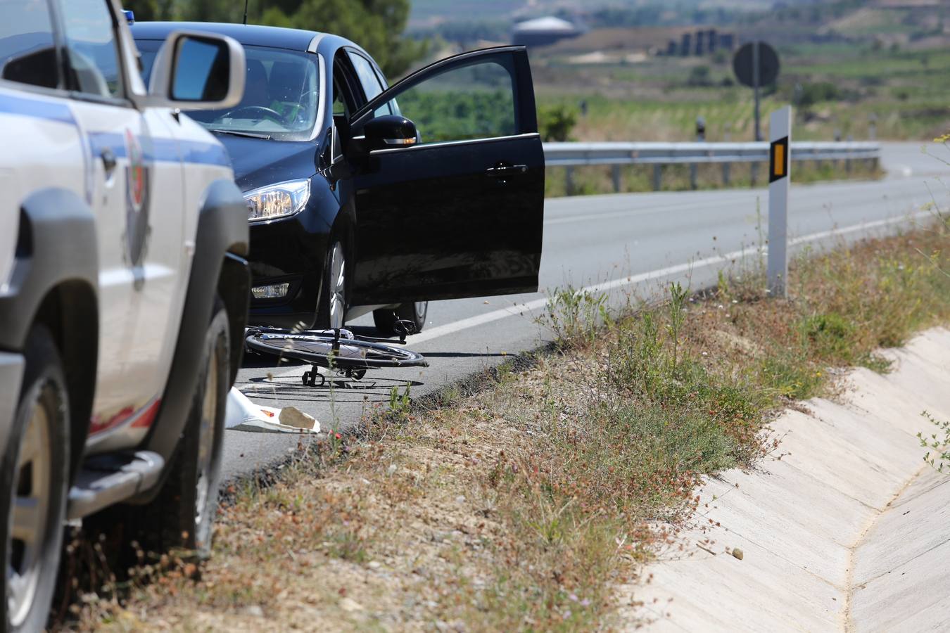 Un ciclista muere en la travesía de Navaridas