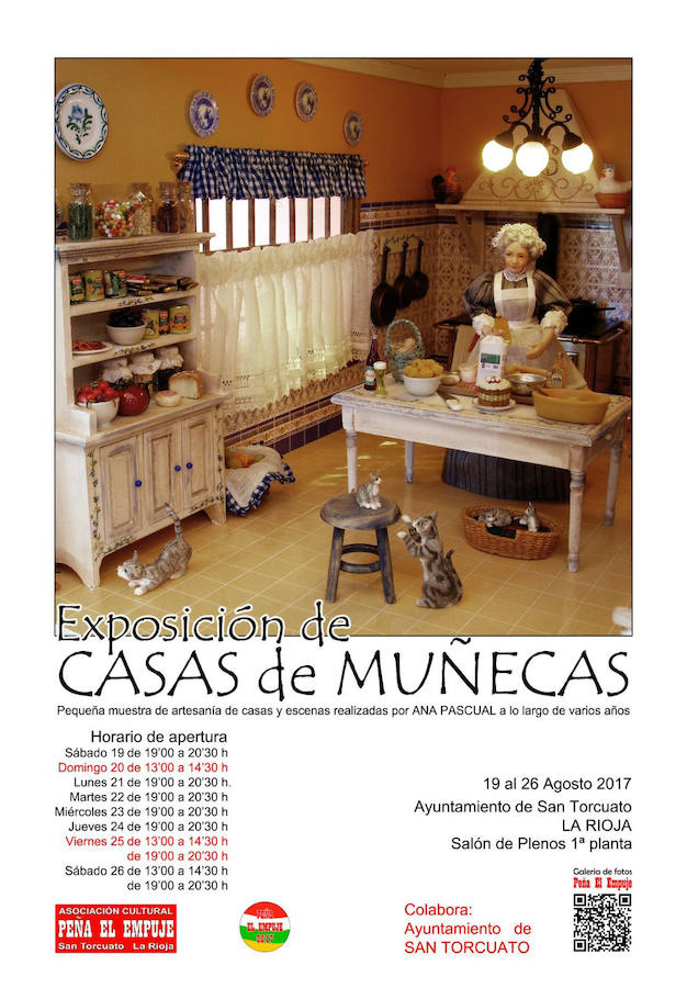 Exposición de casas de muñecas en San Torcuato