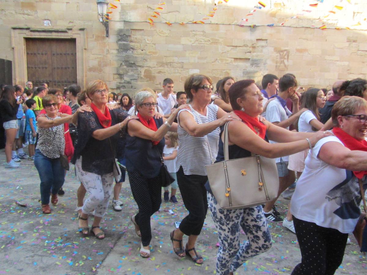 Cohete de las fiestas de la Virgen de la Antigua en Alberite