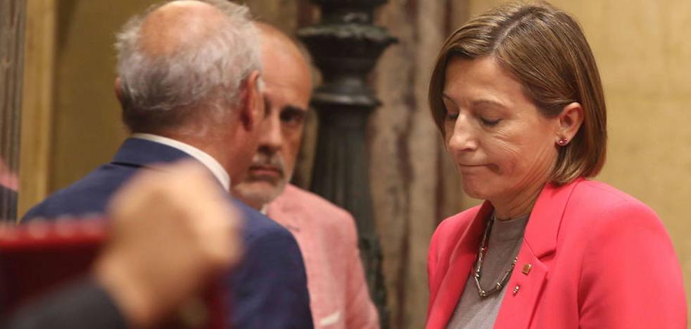 El Constitucional rechaza la recusación de Forcadell contra sus magistrados