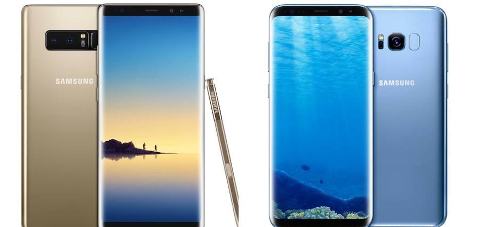 S8 vs Note 8: ¿Cómo son los gama alta de Samsung?