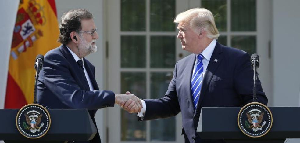 Trump brinda su apoyo a Rajoy: «Sería una tontería que Cataluña no se quedara en España»