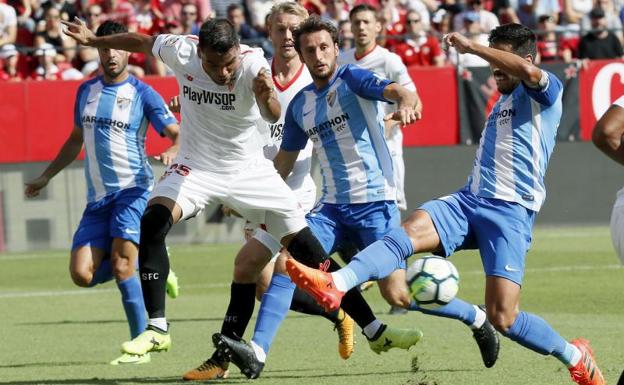 El Sevilla hunde al Málaga