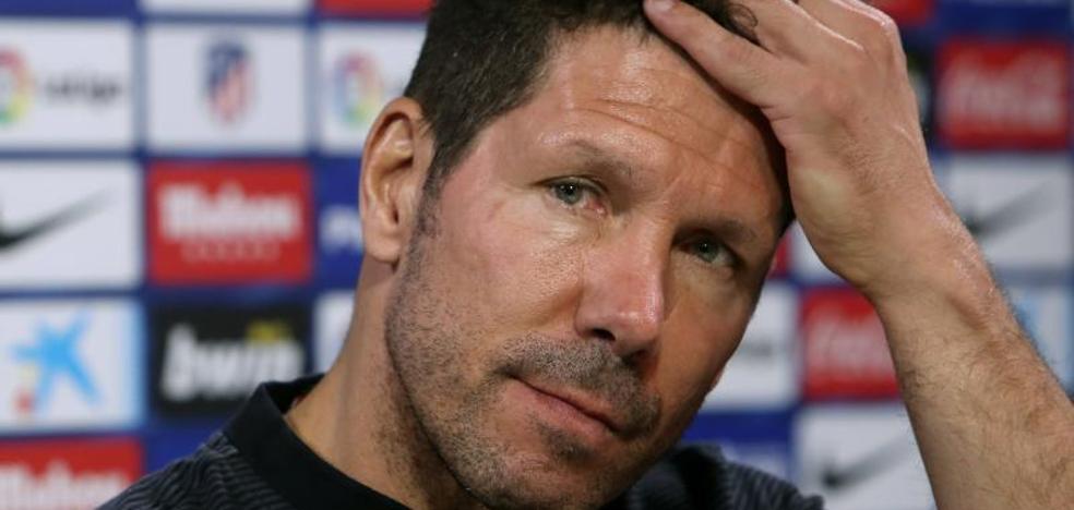 Simeone: «¿El césped? Cuando te invito a mi casa, te invito con mi mantel»