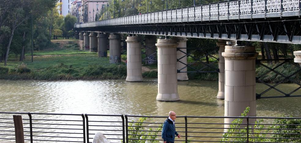 El Ebro, en su nivel más bajo