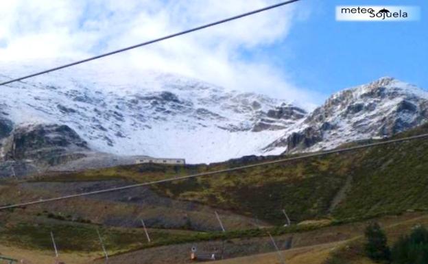 Primera capa de nieve en La Rioja