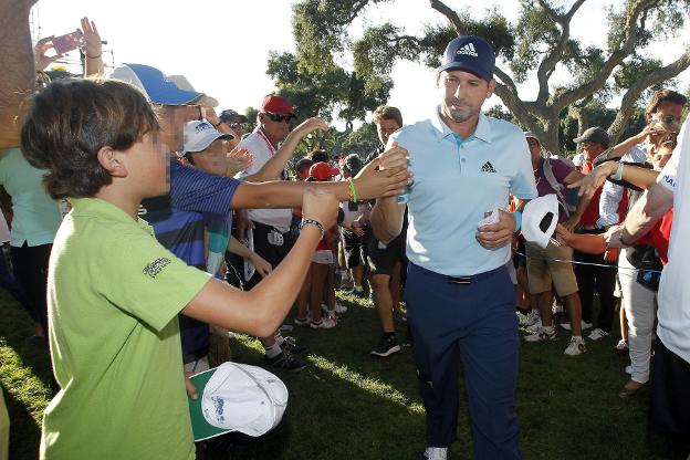 Sergio García llega líder al último día