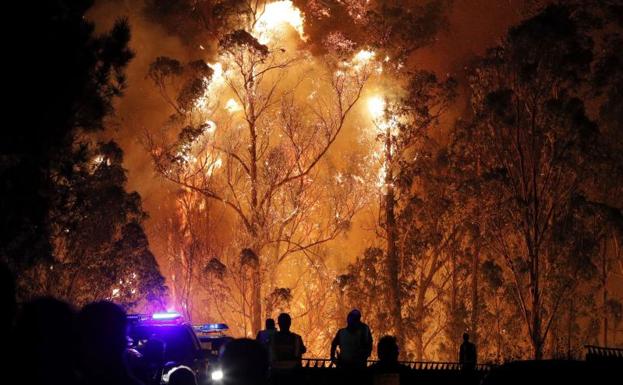 En libertad la mujer de 74 años detenida por un incendio en Pontevedra