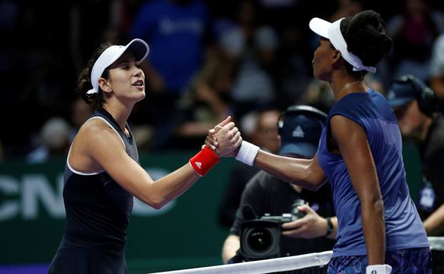 Venus acaba con la temporada de Muguruza