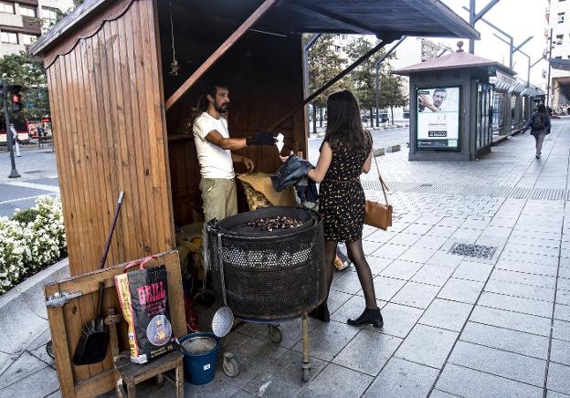 Castañas en 'veroño'