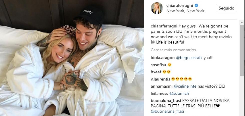 Chiara Ferragni, embarazada