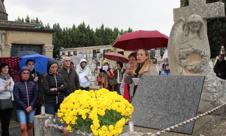 Visita al cementerio de Calahorra