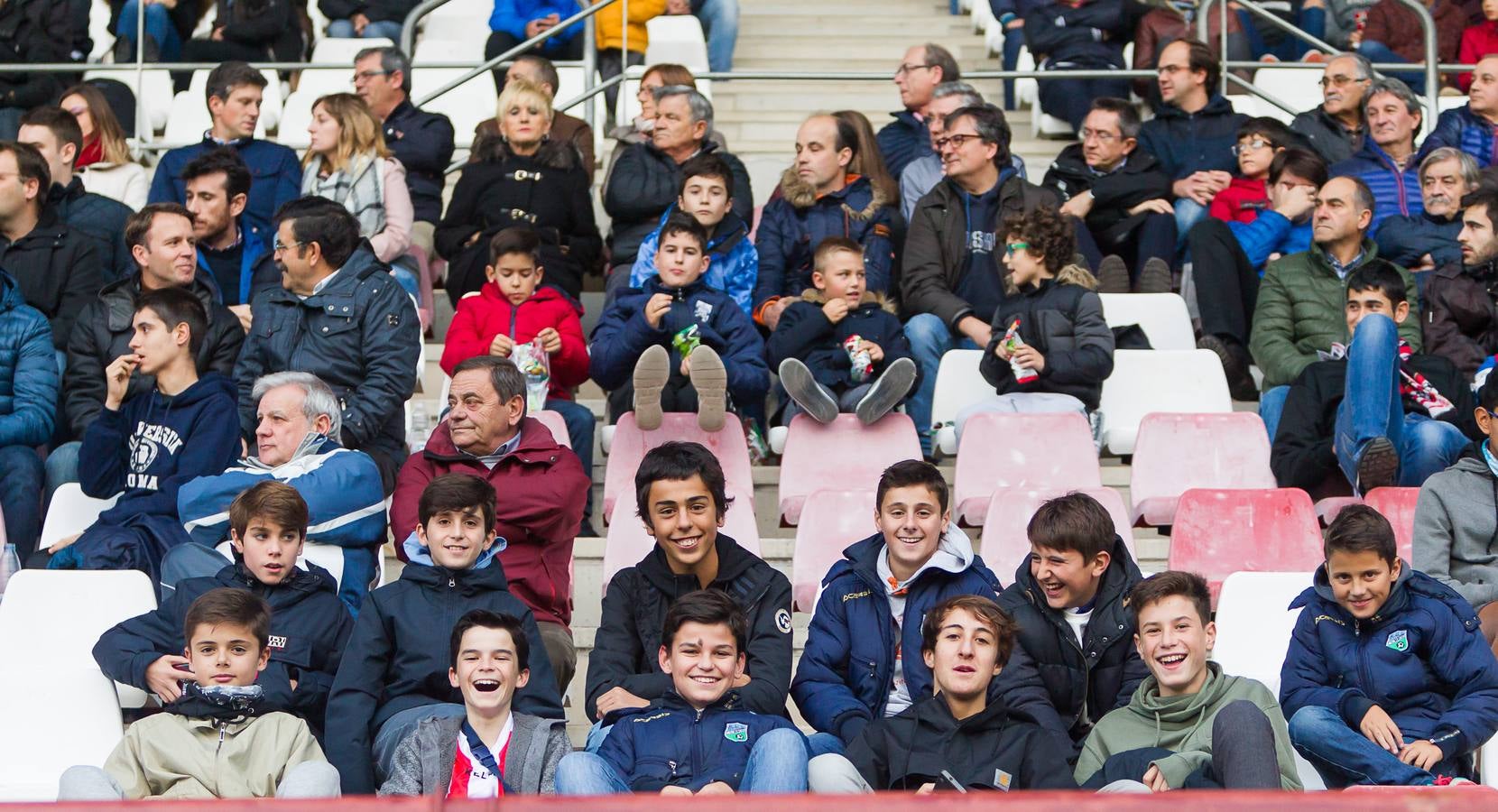 Tarde de fútbol, UDL-Arenas en Las Gaunas