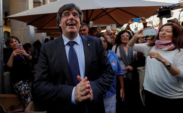 Puigdemont está «absolutamente convencido» de que ganarán los partidos contrarios al 155