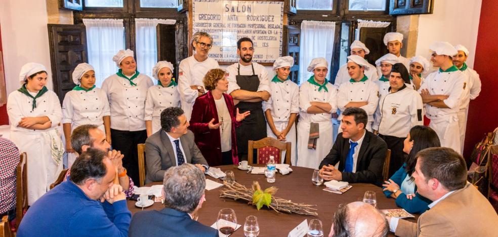 Zamora llenó de sus sabores la Escuela de Hostelería y Turismo de Santo Domingo