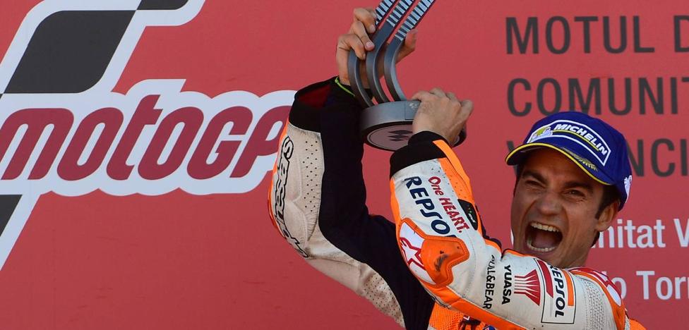 Dani Pedrosa: «Sería bonito poder adquirir la habilidad de Márquez con las salvadas»