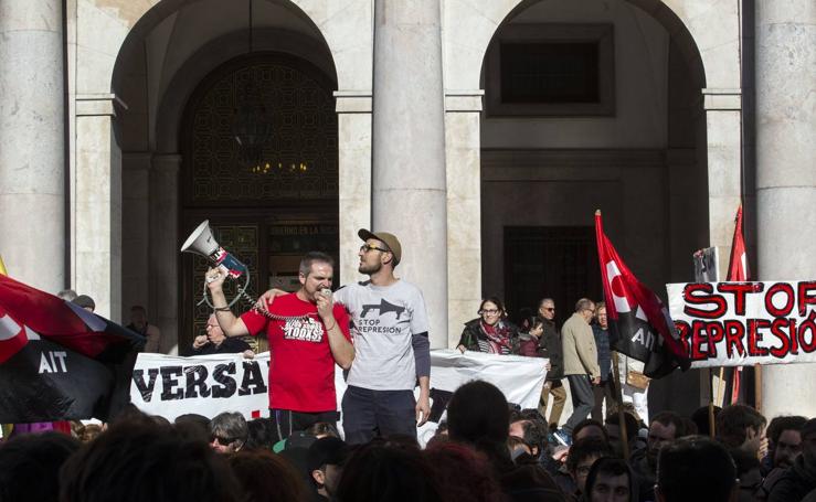 Manifestación de apoyo a Jorge y Pablo