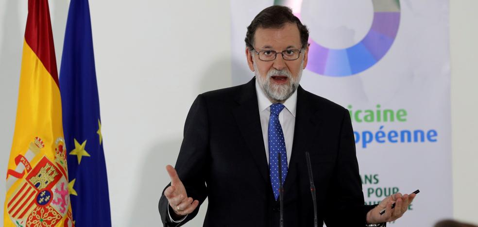 Rajoy reivindica el 155 ante el «absurdo» de plantear que el Gobierno no hiciera nada