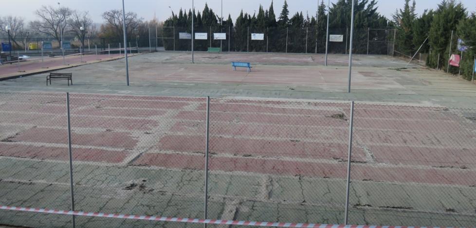 Alfaro gastará 94.000 euros en la reforma de las tres pistas de tenis del polideportivo