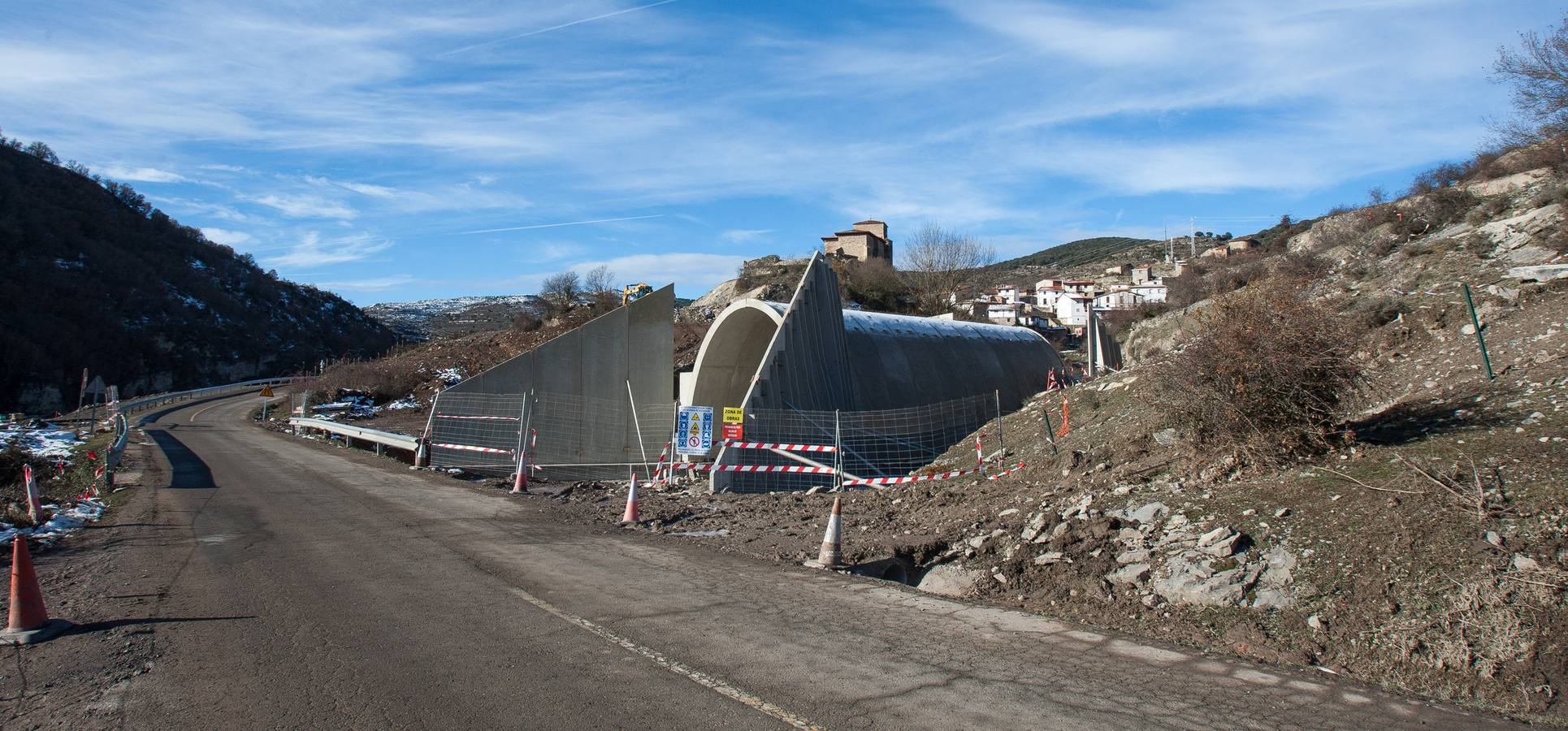 La polémica presa de Terroba, a punto de finalizar las obras