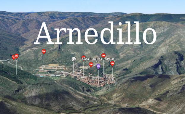 Incendio en una casa rural de Arnedillo