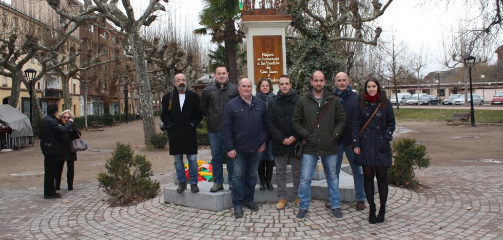 Nájera cambia un 'busto franquista' por una escultura homenaje a las Vueltas