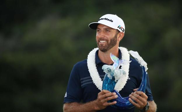 Dustin Johnson, campeón de campeones con gran ventaja sobre Jon Rahm