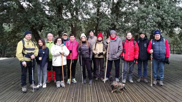 Un nuevo paseo visita los montes de Miranda de Ebro