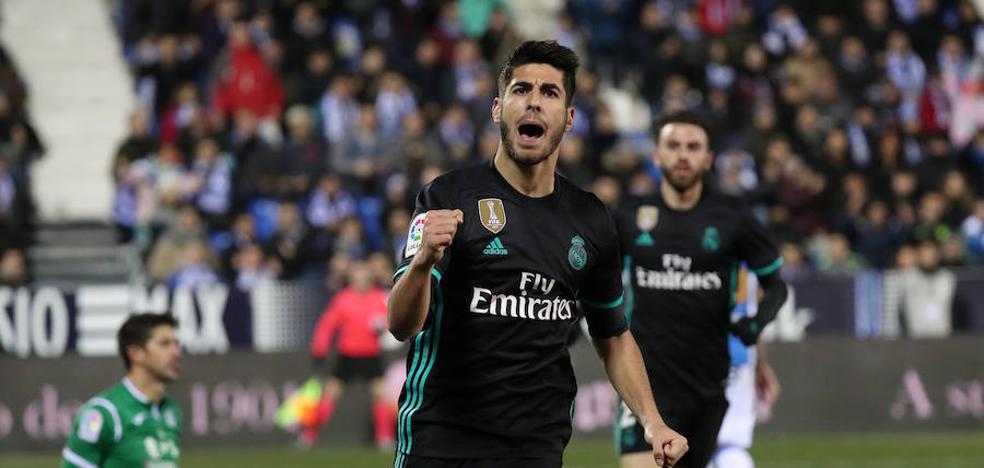 Marco Asensio salva otro día gris del Real Madrid