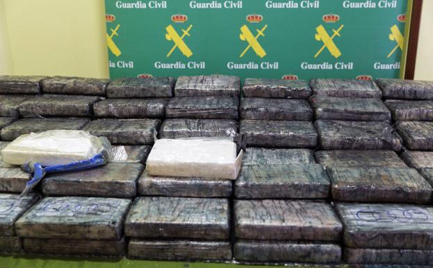 España incauta el 40% de la cocaína y el 70% del hachís de toda Europa