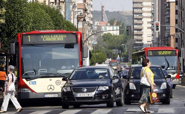 Los autobuses de Logroño recortarán a 15 minutos las frecuencias de paso los fines de semana