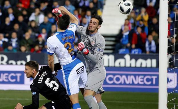 El Leganés resiste a un Sevilla notable