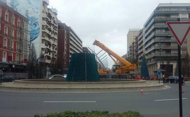 El árbol de Navidad llega a febrero