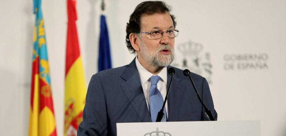 Rajoy apuesta por una alternativa constitucionalista en Cataluña: «La puede y la debe haber»