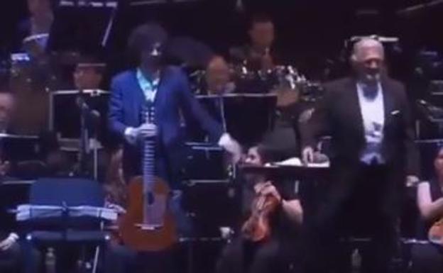 Sáinz Villegas y Plácido Domingo, juntos en un concierto en Chile