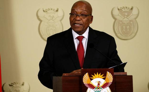 Jacob Zuma anuncia su dimisión como presidente de Sudáfrica