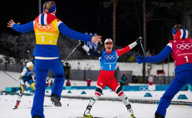 La noruega Björgen bate el récord de medallas en unos Juegos de Invierno
