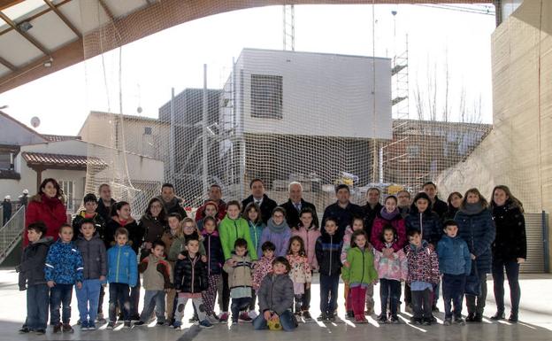 Ceniceros visita las obras del nuevo colegio de Medrano