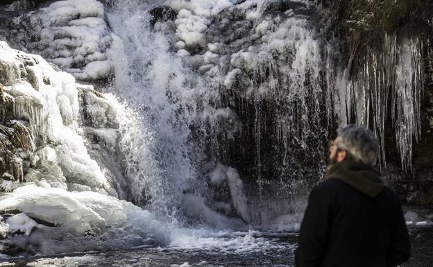 Una helada de impresión en la montaña riojana