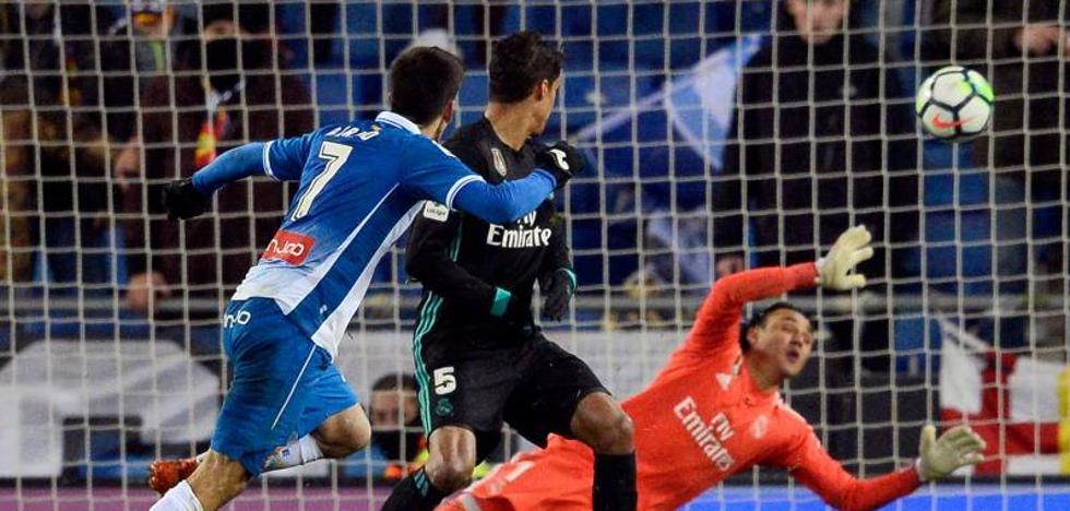 El Espanyol frena también al Real Madrid