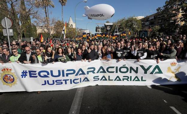 Así será el 'subidón' salarial de policías y guardias civiles