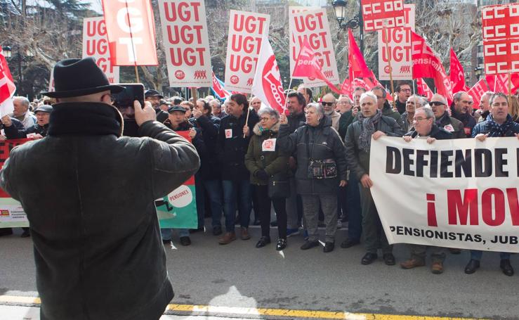 Los jubilados se movilizan en Logroño