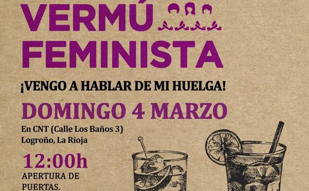 Vermú feminista, mañana en la sede de la CNT