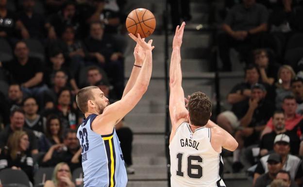 Marc Gasol no evita la derrota de los Grizzlies ante los Spurs