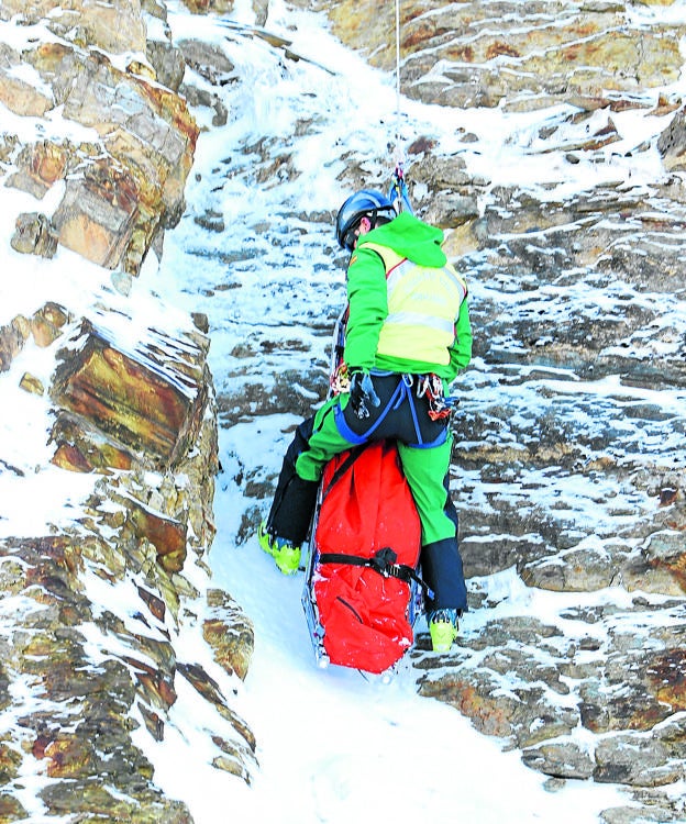 La patrulla de salvadores de la montaña en La Rioja