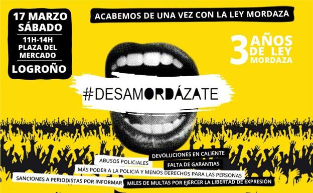 Acto en contra de la Ley Mordaza