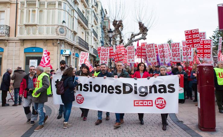 Manifestación en Logroño por unas pensiones justas