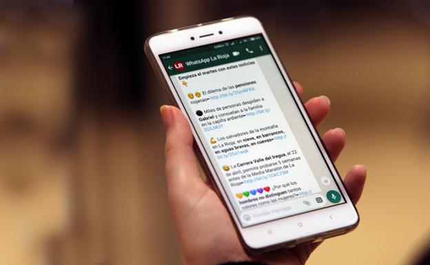 Más de 2.000 'altas' en dos semanas en el WhatsApp de Diario LA RIOJA