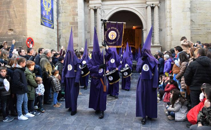 Semana Santa en Logroño 2018: Jesús Camino del Calvario